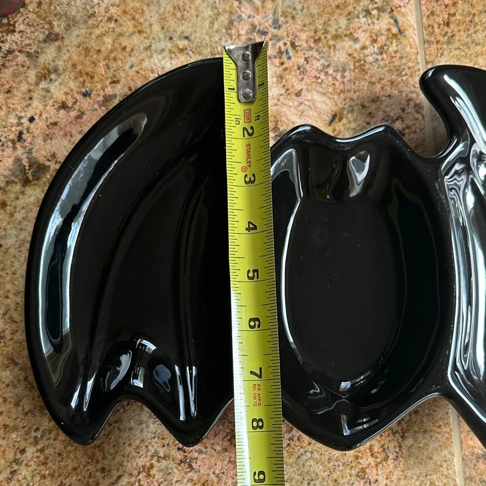 Williams Sonoma Midnight Black Bat Dish